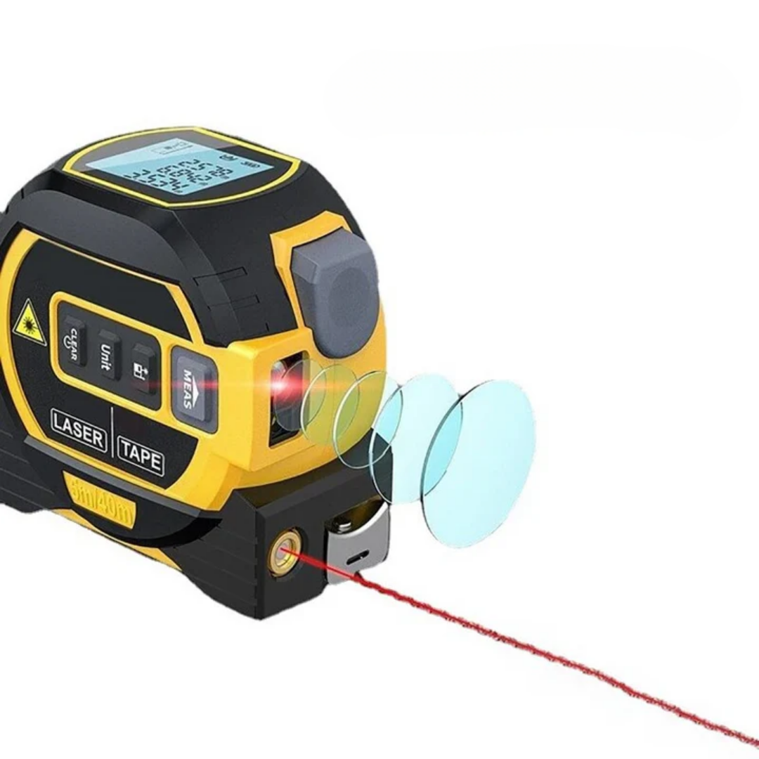 SmartMåler | 3-i-1 Infrarød Laser Målebånd