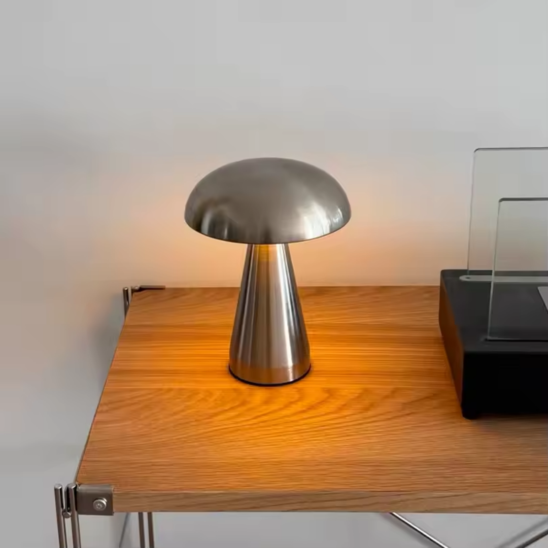 LuxorLampe™ | Elegant Belysning på Få Sekunder – Oplev Svampe Bordlampen