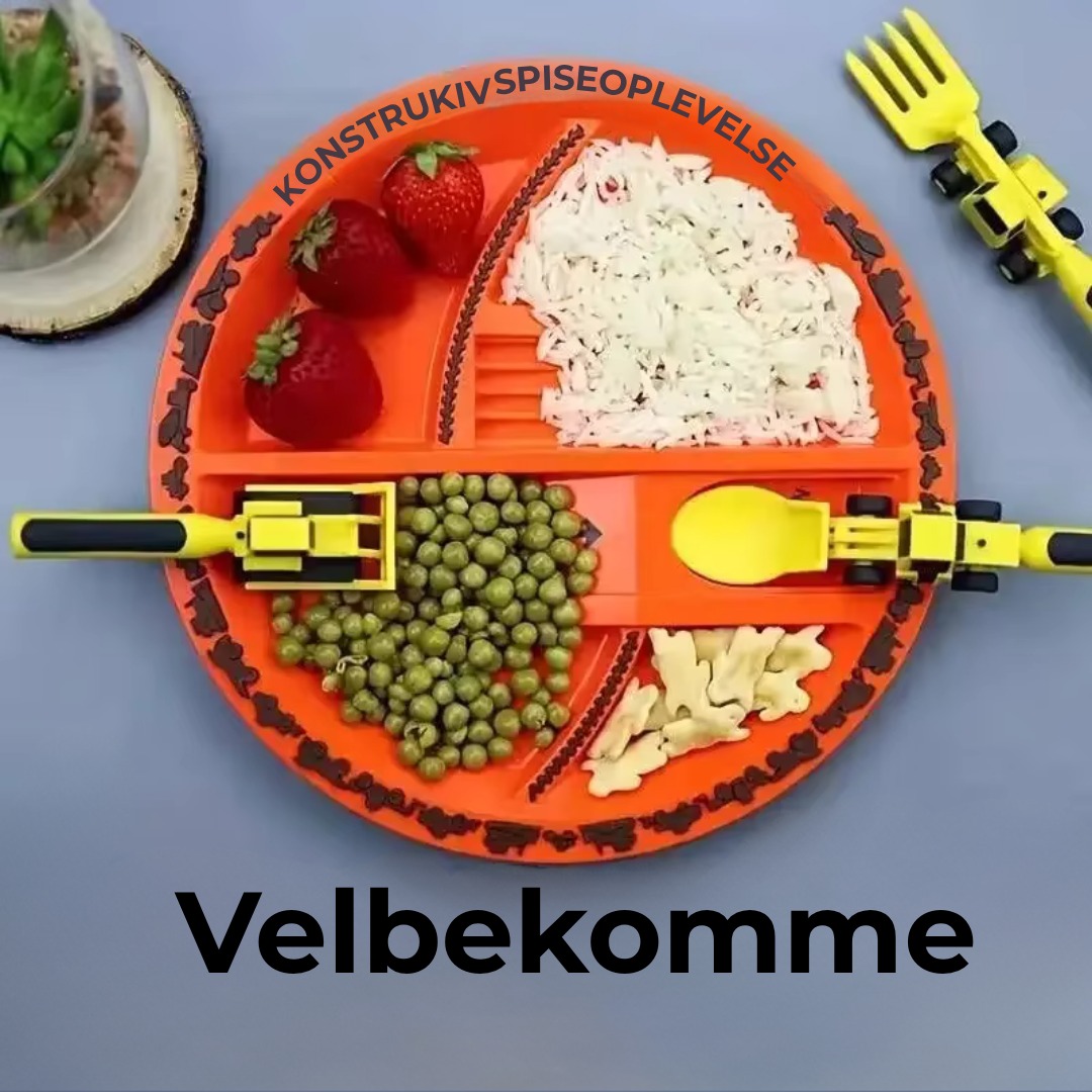 BilBestik | Legende Børnebestik til Små Byggemestre