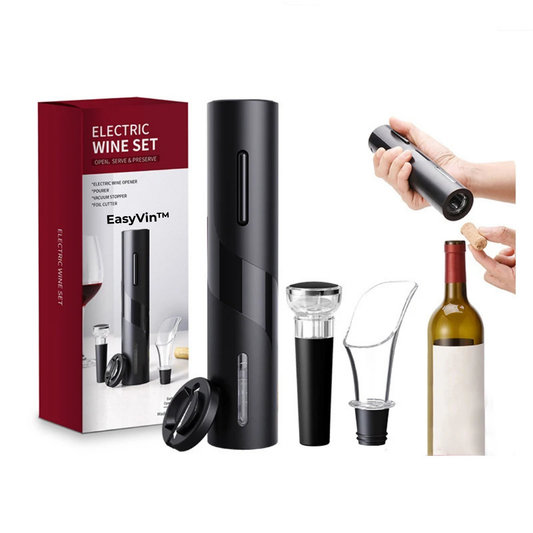 EasyVin™ | Åbn vin med ét tryk – elegance og bekvemmelighed i samme sæt