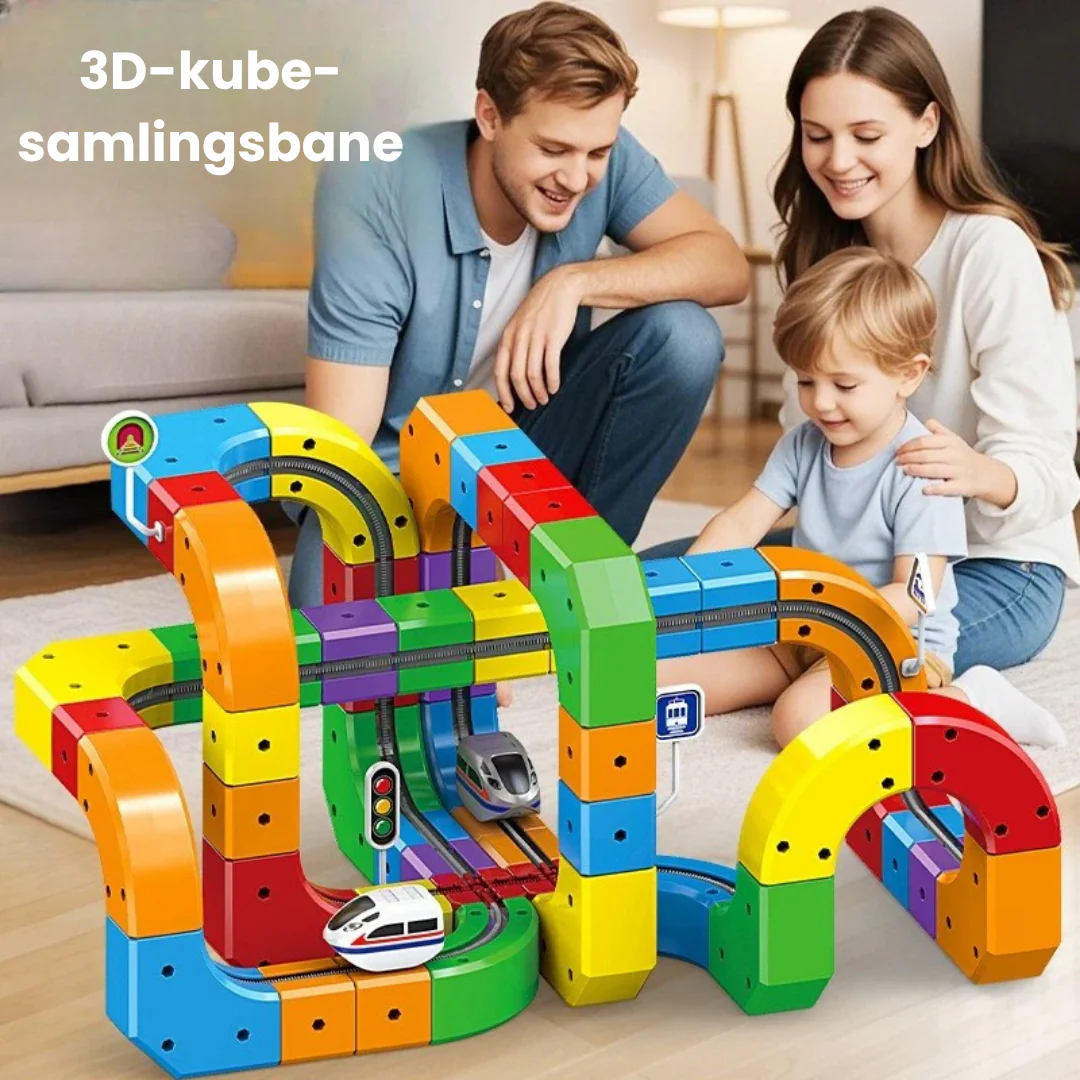 CubeTrack™ | Byg, Leg, Lær – Én Bane, Uendelige Muligheder