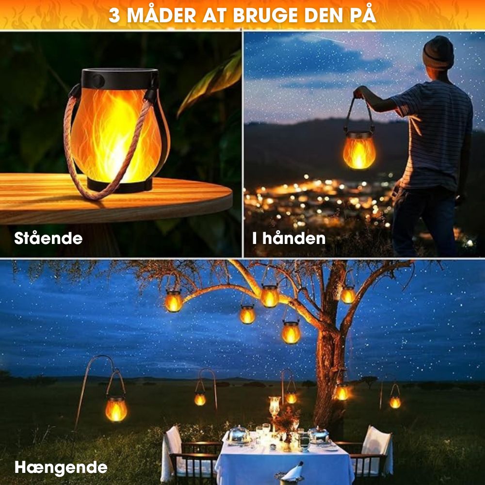 Aftenglod™ – Lanterne med realistisk flammeeffekt