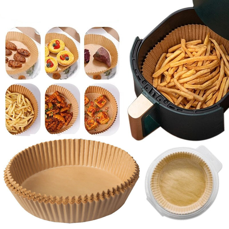 Air Fryer Liner | Airfryer engangsliner i bagepapir