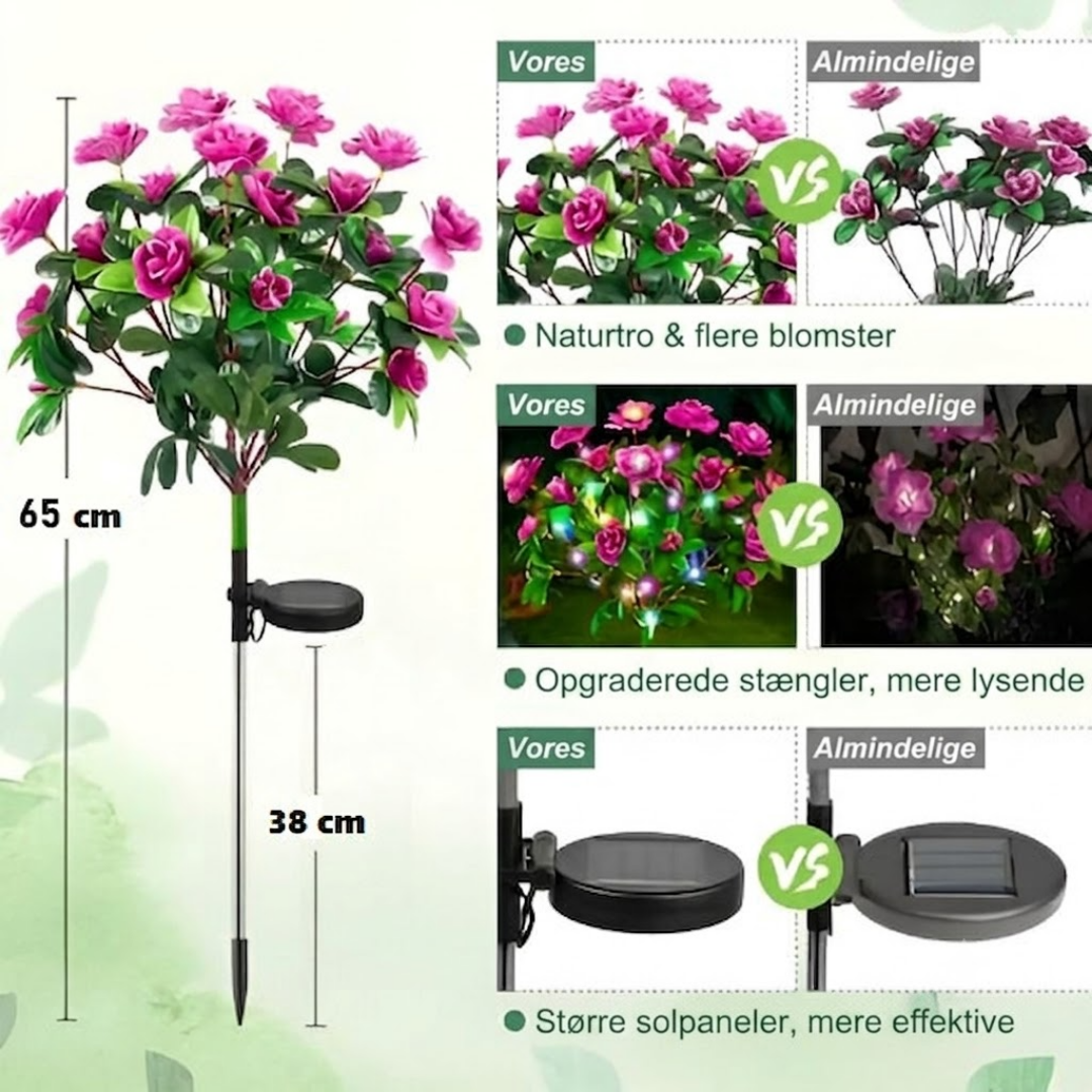SolBlomst™ Solardrevne LED blomsterbuske