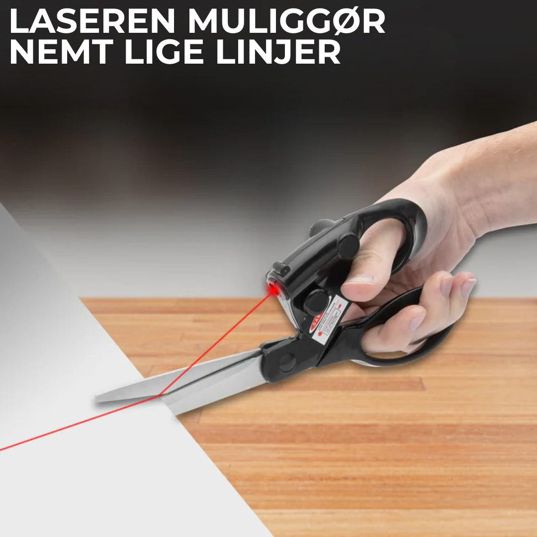 Lasersaks™ | Multifunktionel Præcisionssaks med Laser-guide
