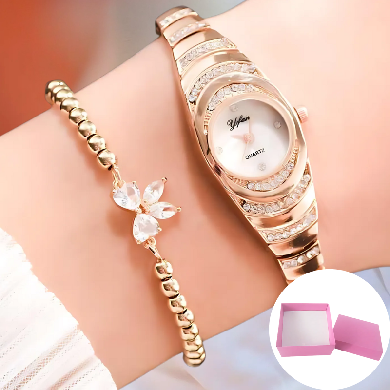 Elegant Ur | Elegant moderne dameur med gaveæske