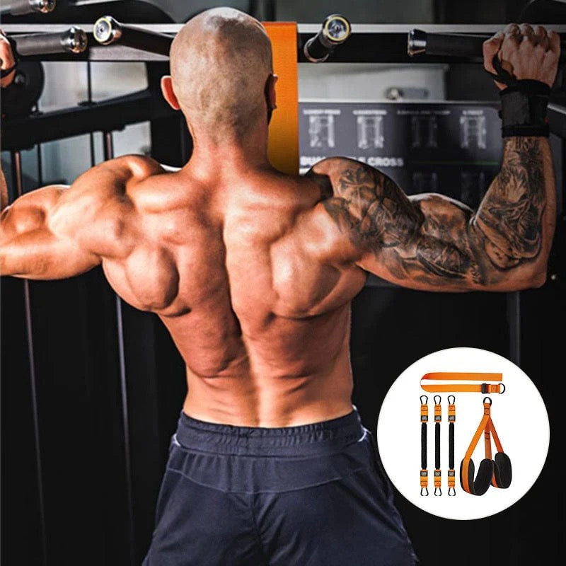 Støttende Fitness Elastik til Pull-Ups – Opnå Din Første Pull-Up Hurtigere og Uden Skader!