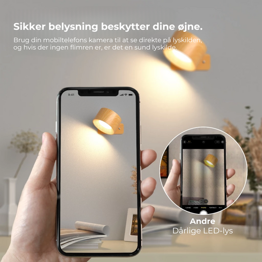 360° Plakelampe | Oplys dit hjem med stil og total fleksibilitet