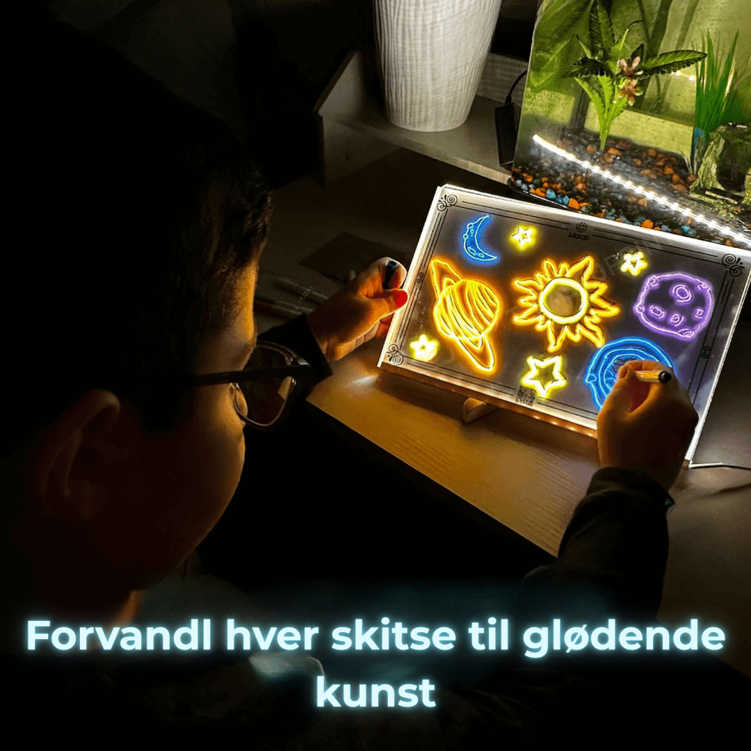 Lyskunst™ - Endeløs tegnefornøjelse for dit barn!