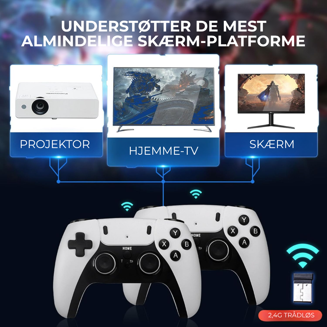 RetroVault™ | RetroVault™ | Genoplev din barndom med over 40.000 klassiske spil – ingen downloads nødvendige, bare plug & play!
