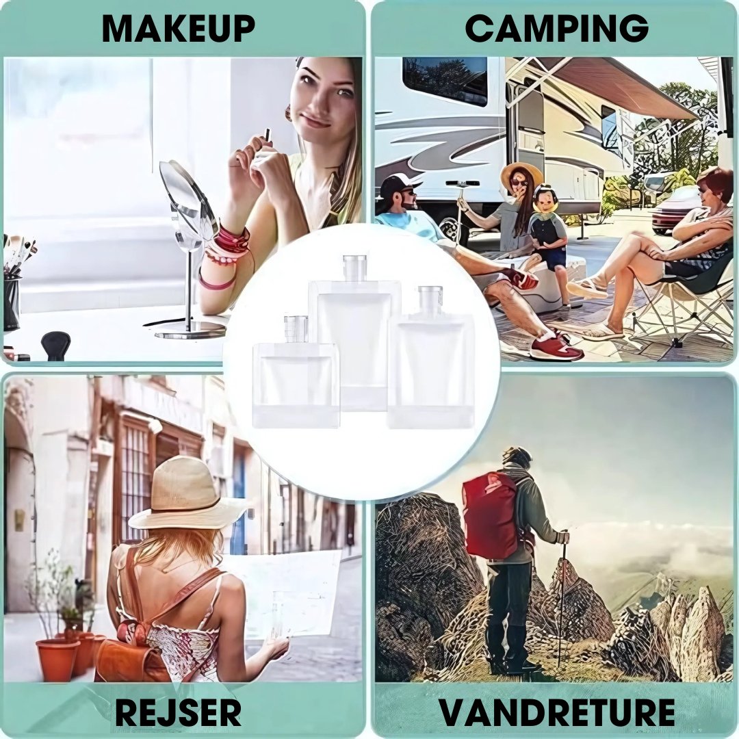 Rejseven™ – Genopfyldelige rejseposer