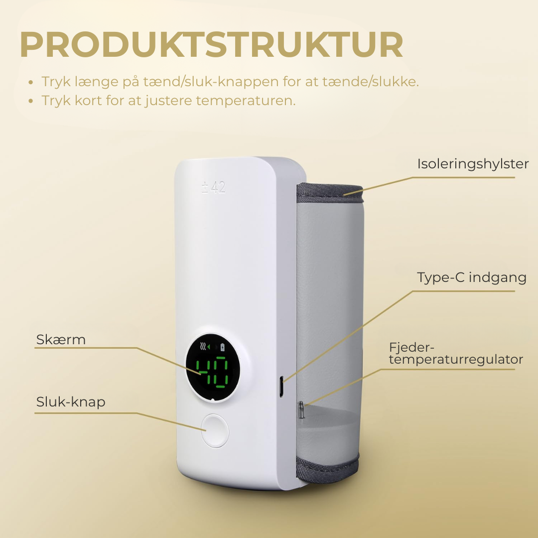 VarmFlaske™ | Den hurtige og sikre måde at varme mælk på – uanset hvor du er.
