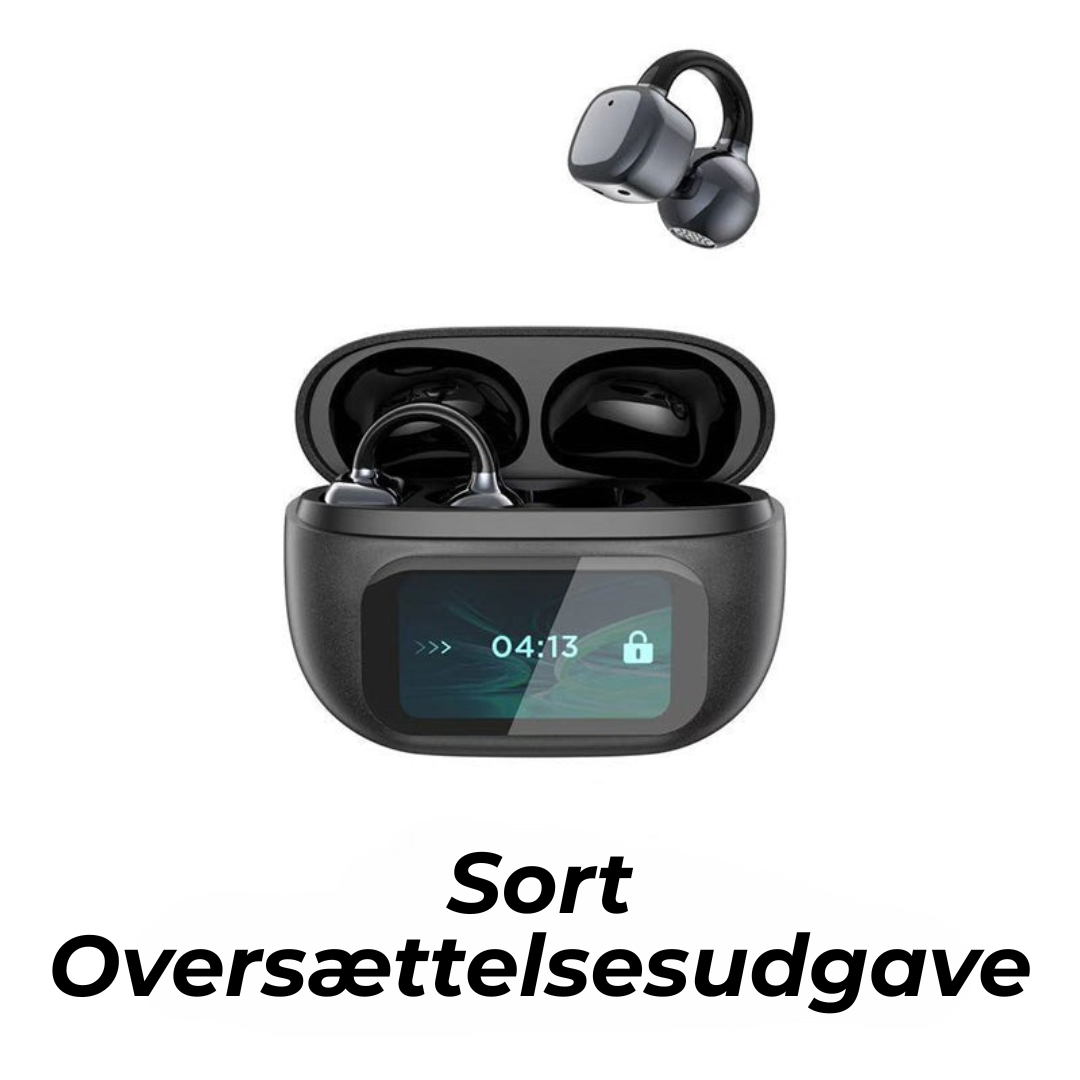 SmartStyleBuds™ | Trådløse Øreklips Bluetooth-Ørepropper Med Smart Skærm Display