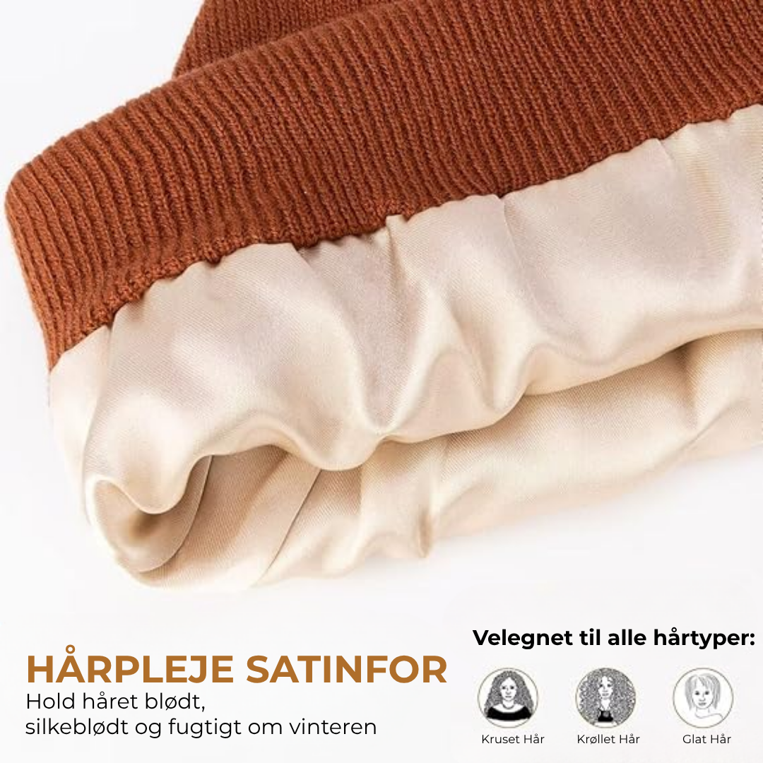 Satinforet Hue| Ødelægger din hue også dit hår? Det er fortid nu