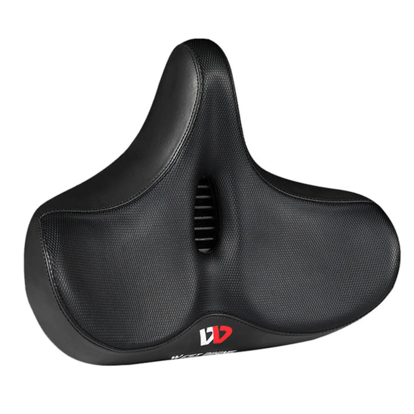 CykelKomfort™ Ekstra bred ergonomisk cykelsadel med dobbelt affjedring