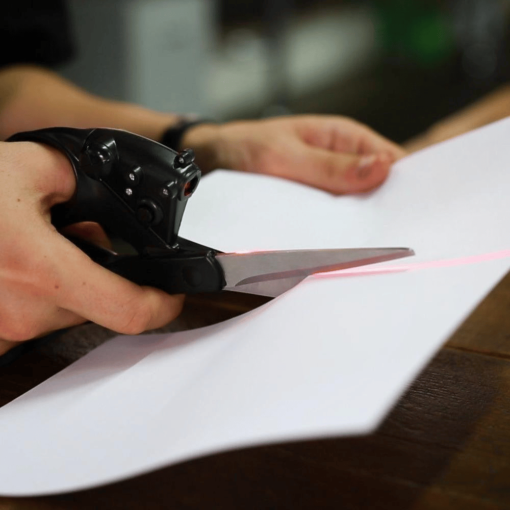 Lasersaks™ | Multifunktionel Præcisionssaks med Laser-guide