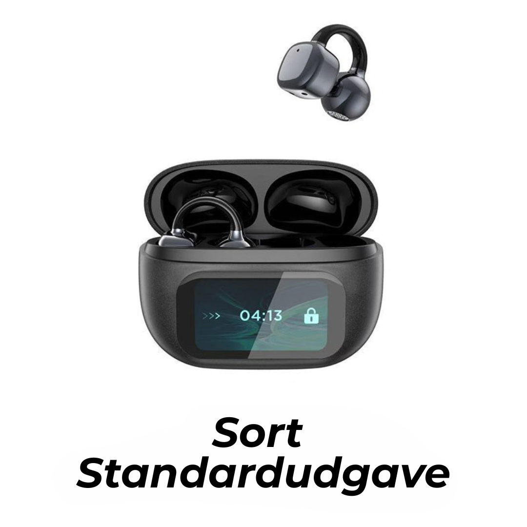SmartStyleBuds™ | Trådløse Øreklips Bluetooth-Ørepropper Med Smart Skærm Display