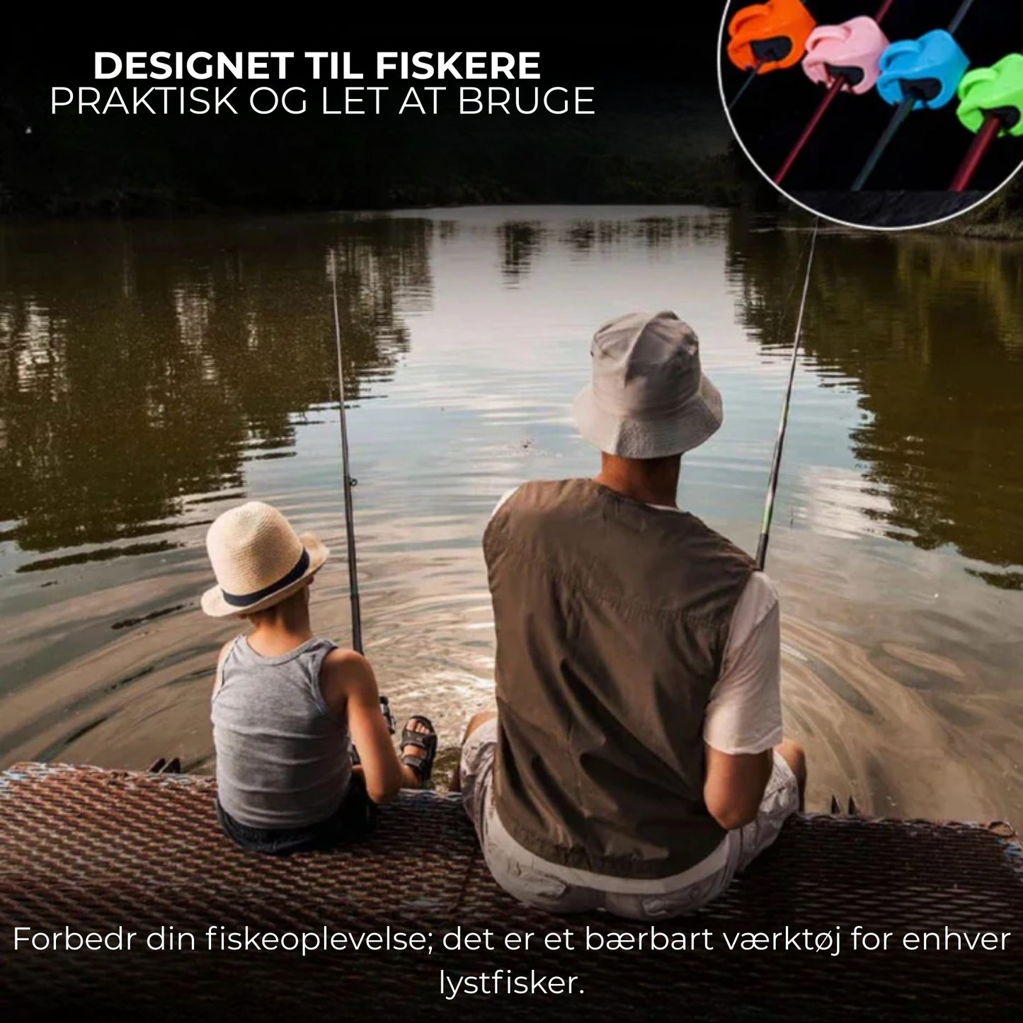 Stangklemme™ Multifunktionel Stangholder | Hold dine fiskestænger sikre, organiserede og klar til handling!