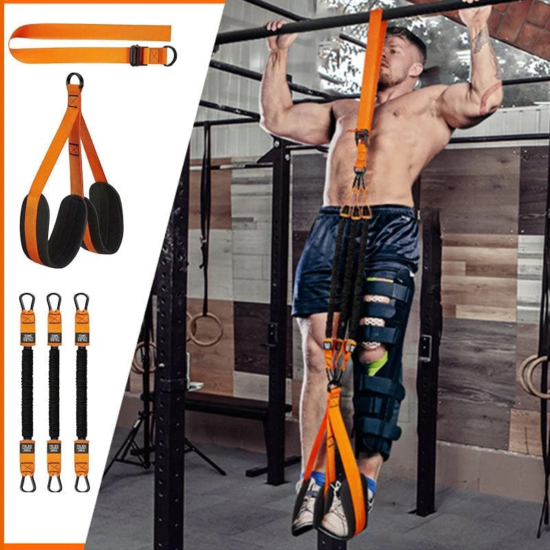 Støttende Fitness Elastik til Pull-Ups – Opnå Din Første Pull-Up Hurtigere og Uden Skader!