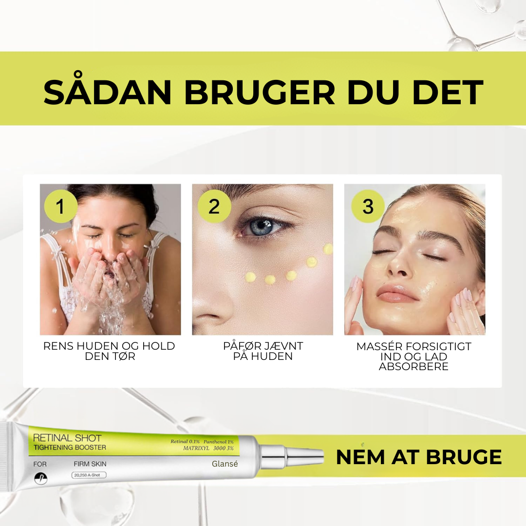 Glansé | Udglat fine linjer – revitaliser den sarte hud under øjnene