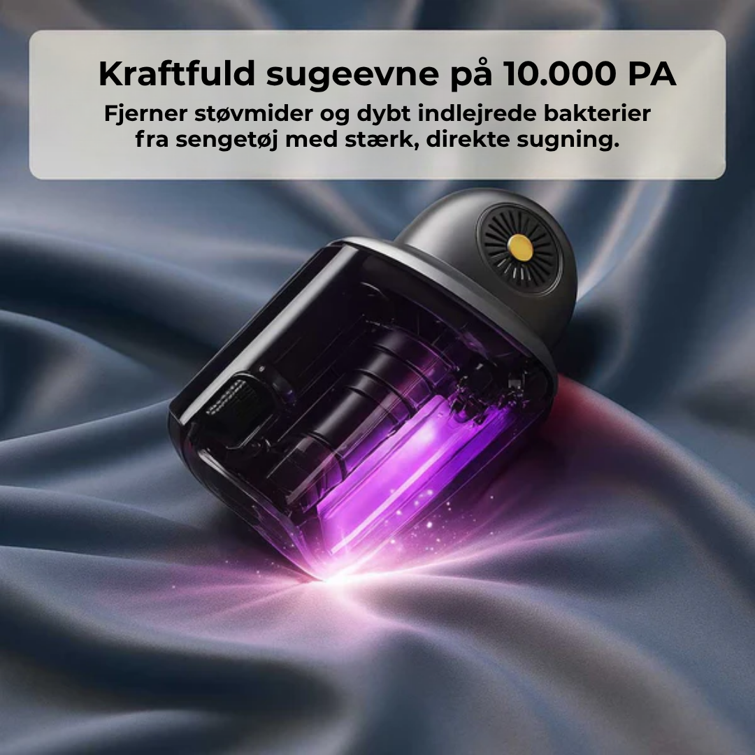 SoveRen™ | 10kPa Ledningsfri Håndholdt Støvsuger til Madras og Mider