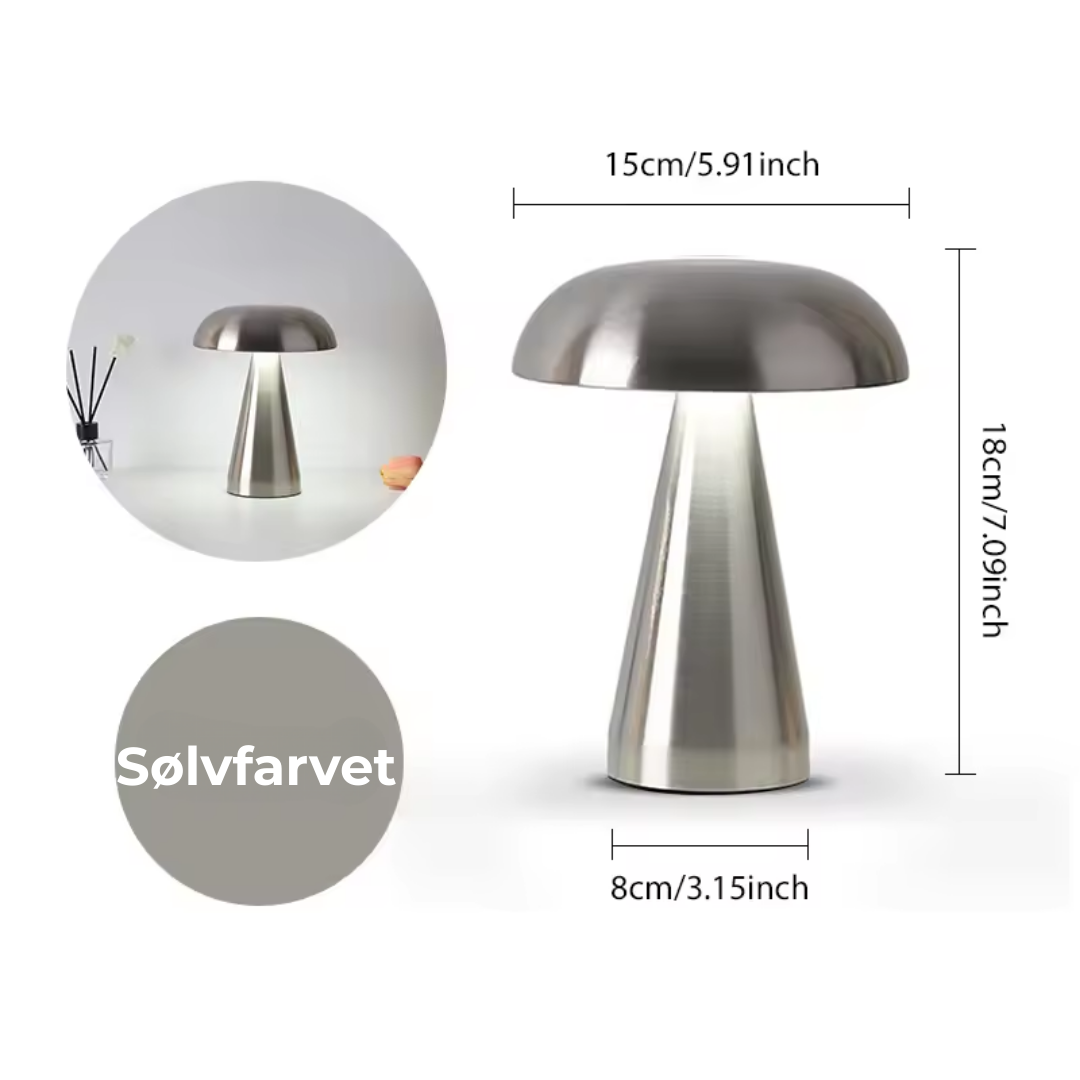 LuxorLampe™ | Elegant Belysning på Få Sekunder – Oplev Svampe Bordlampen