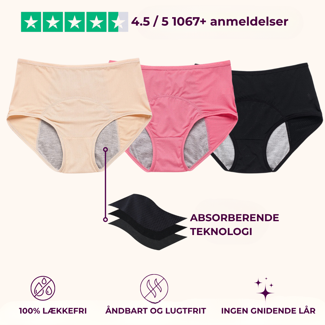 FriRoTrusser™ | Lækfri undertøj (5-pak)