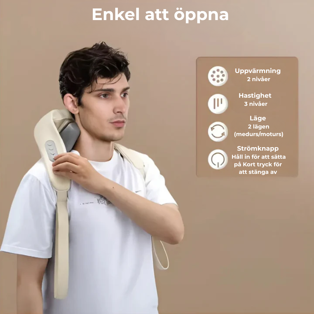 ZenNakke™ | Nakkemassager med beroligende varme – afslappende nakke- og skuldermassager