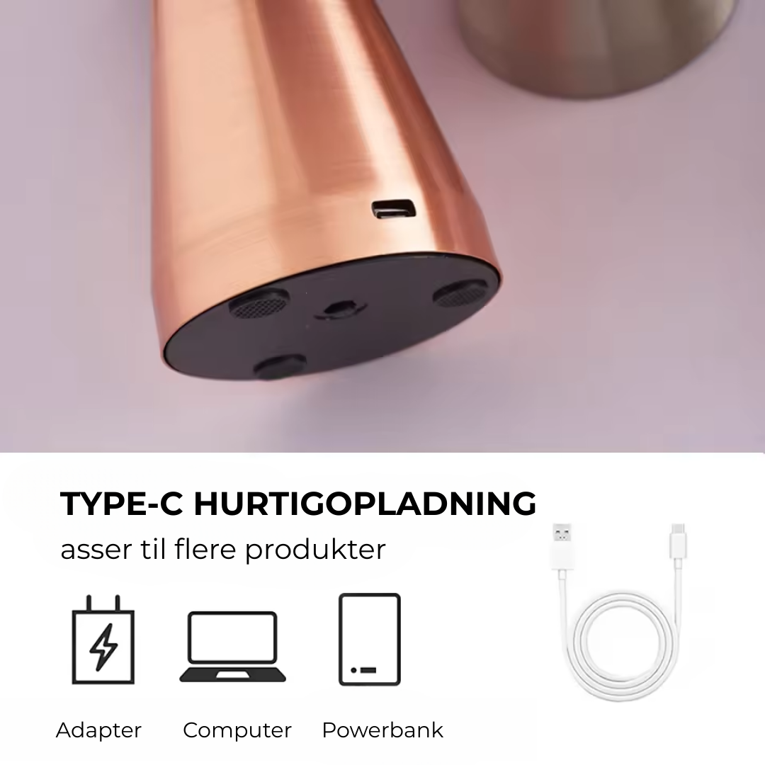 LuxorLampe™ | Elegant Belysning på Få Sekunder – Oplev Svampe Bordlampen