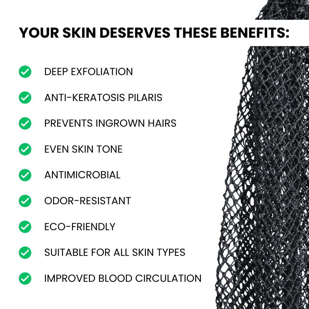 GlødNet™ | African Exfoliating | Net Sponge | 1+1 GRATIS