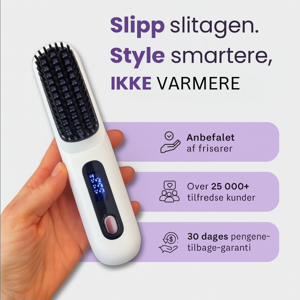 Lykke Brush™ – Perfekt Hår På 5 Minutter