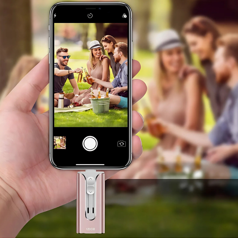 SkySaver™ | 4-i-1 USB-drev – Lynhurtig billedoverførsel