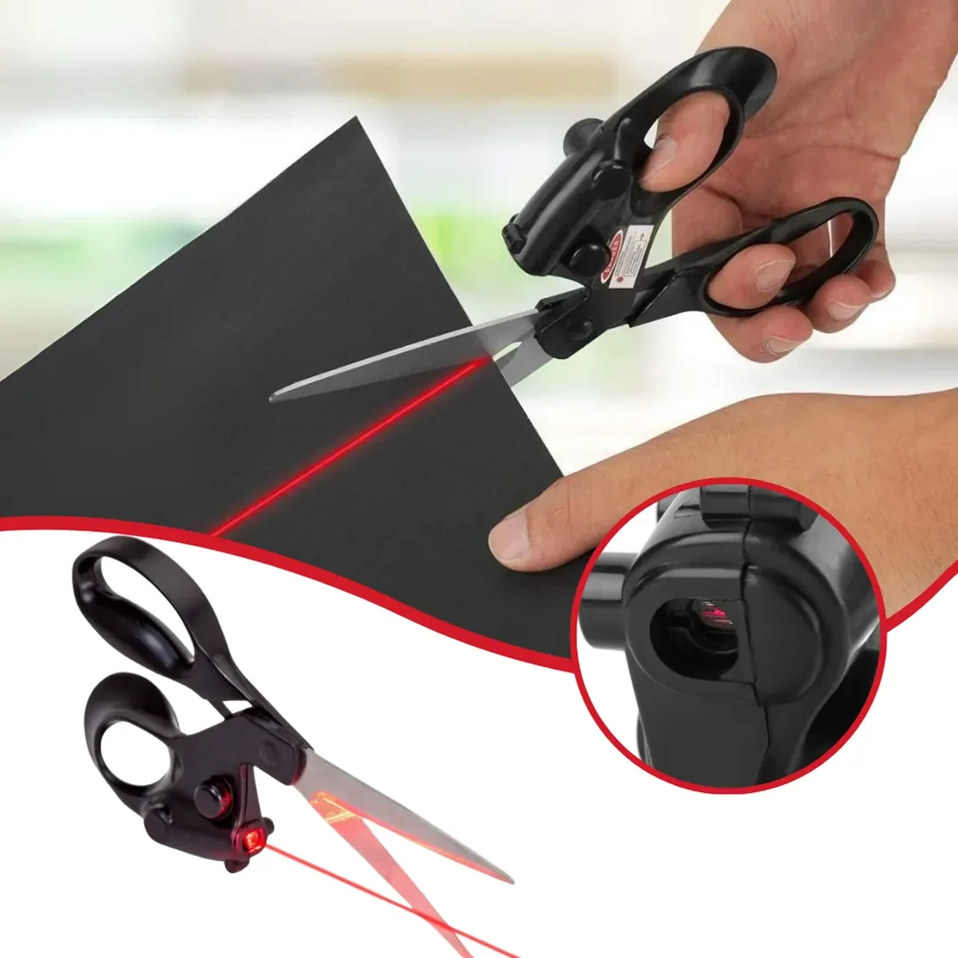 Lasersaks™ | Multifunktionel Præcisionssaks med Laser-guide