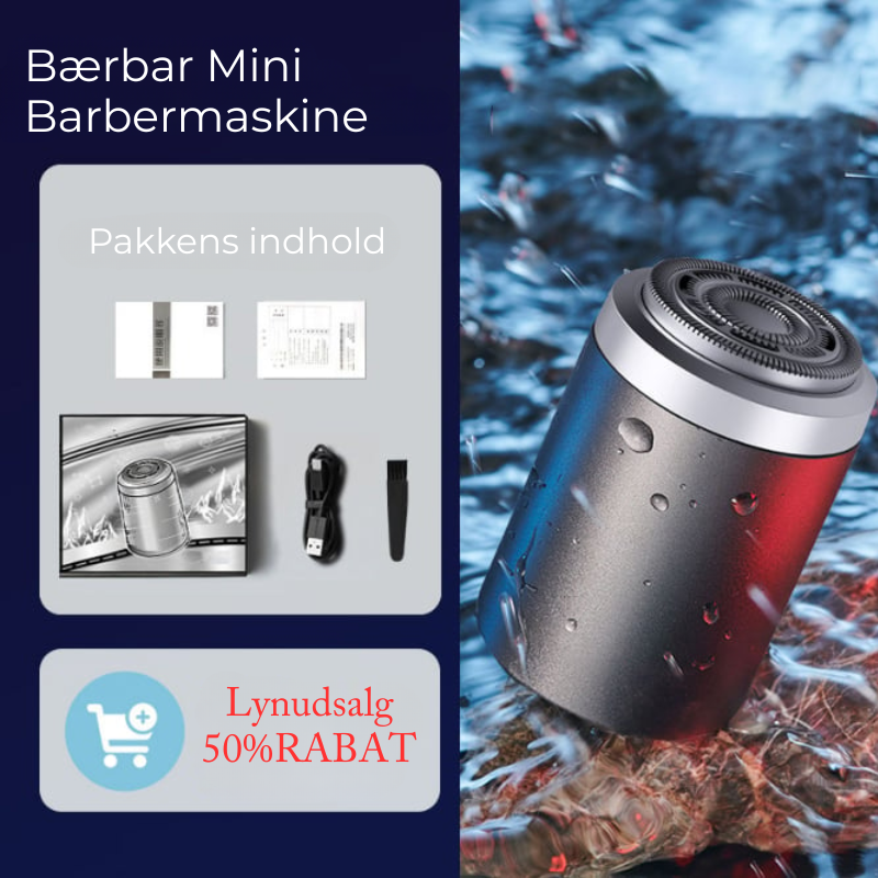Mini-Shave Lommeudgave Elektrisk Barbermaskine