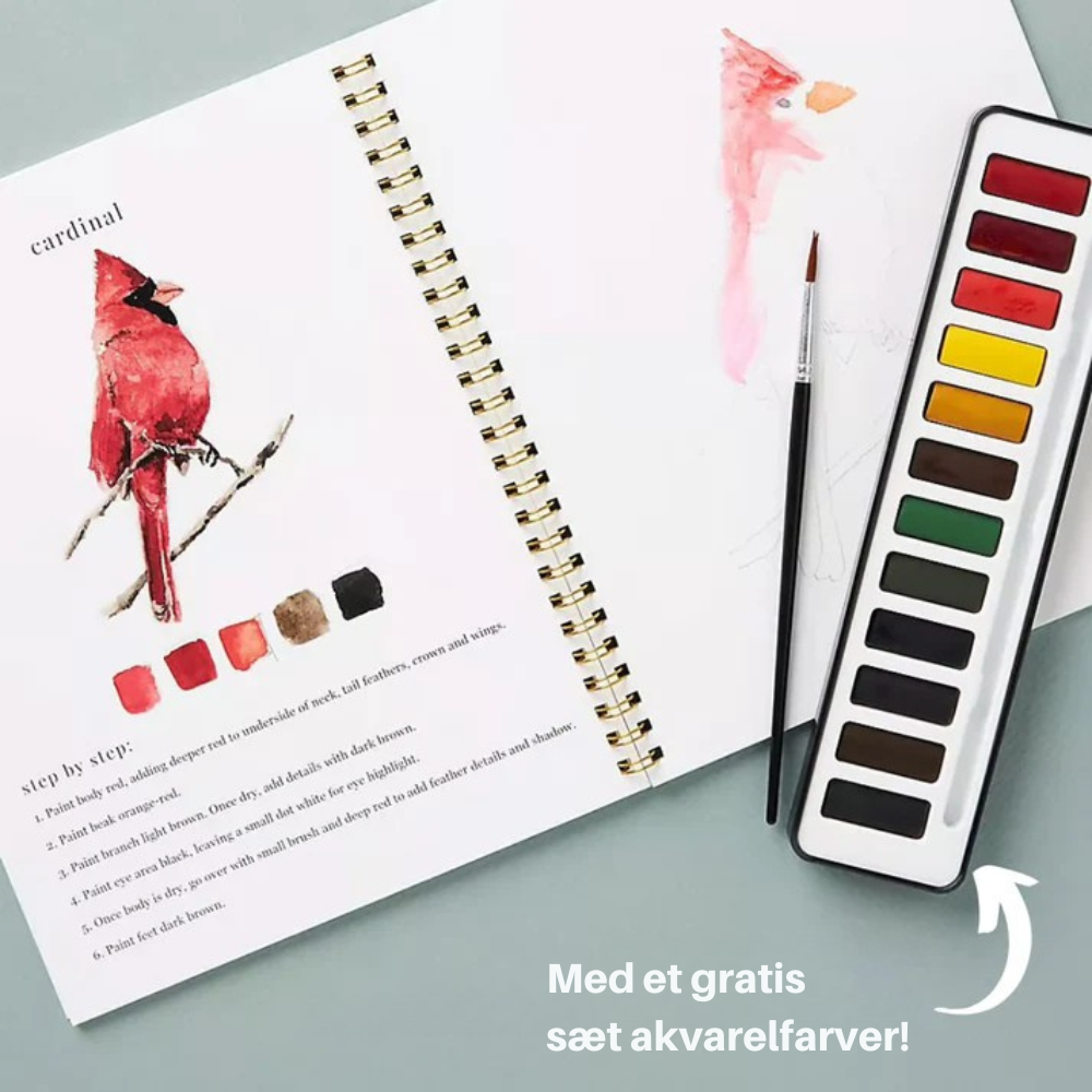 AkvarelKunst™ – Farver, der flyder, skaber kunst uden grænser