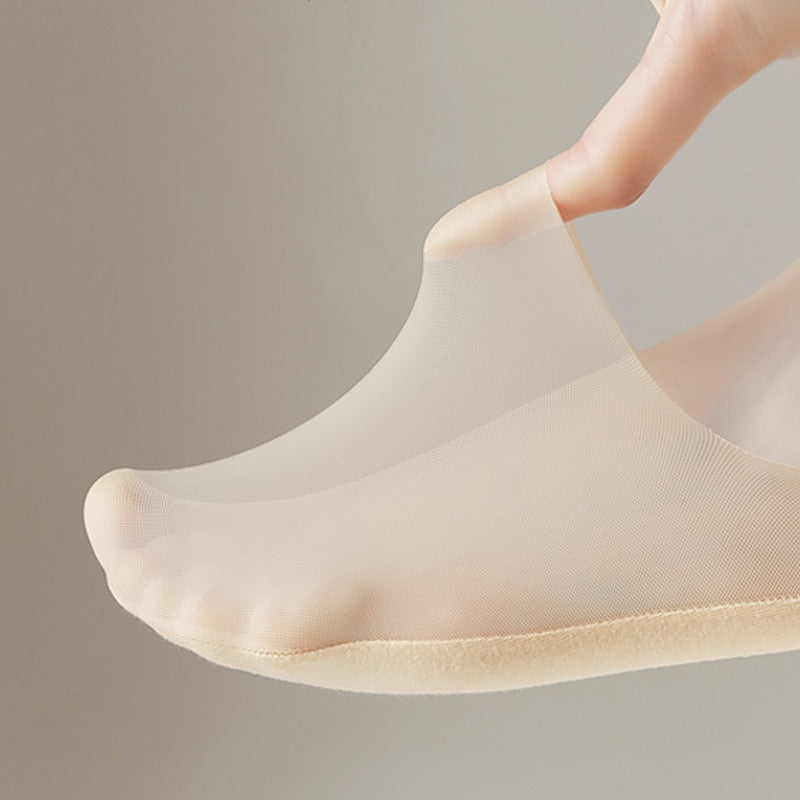 UsynligKomfort™ - No Show Tynde Sokker (1 stk. indeholder 5 par sokker) (size 33-38)