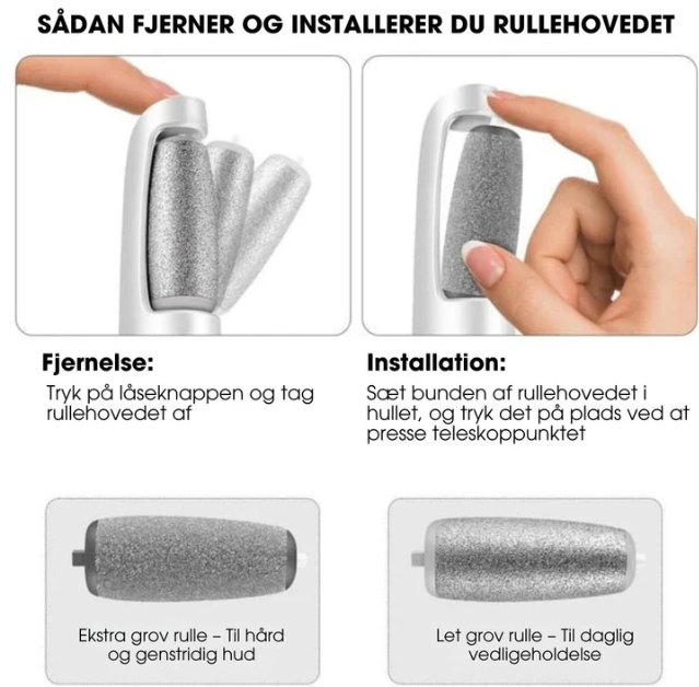 CalluGrinder™ - Elektrisk Fod Kværn Callus Fjerner