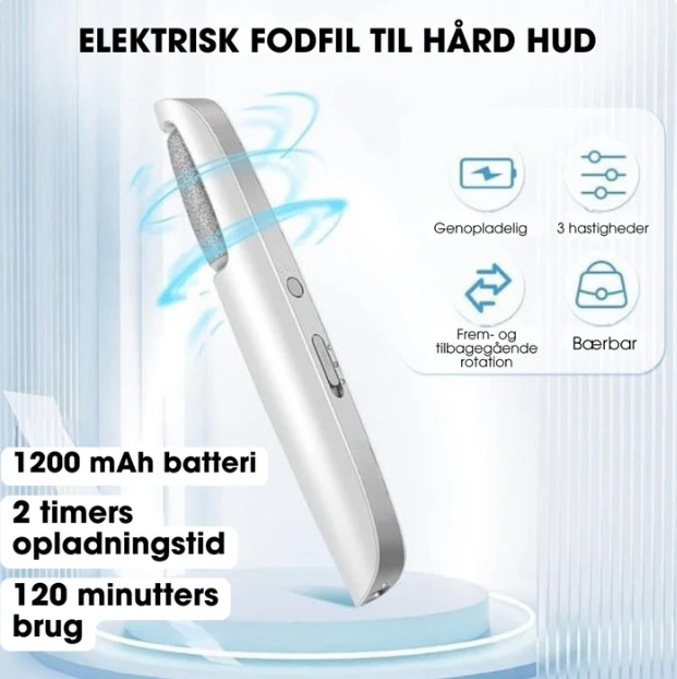 CalluGrinder™ - Elektrisk Fod Kværn Callus Fjerner