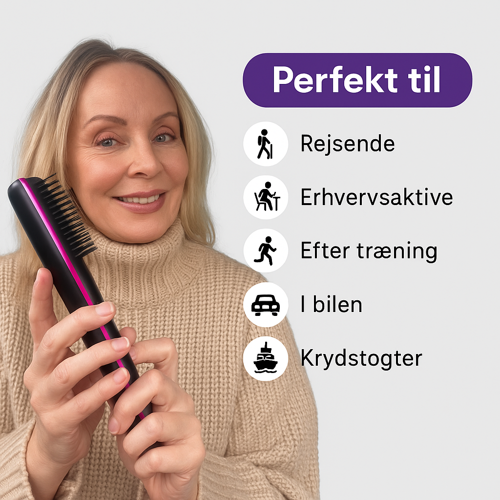 Lykke Brush™ – Perfekt Hår På 5 Minutter