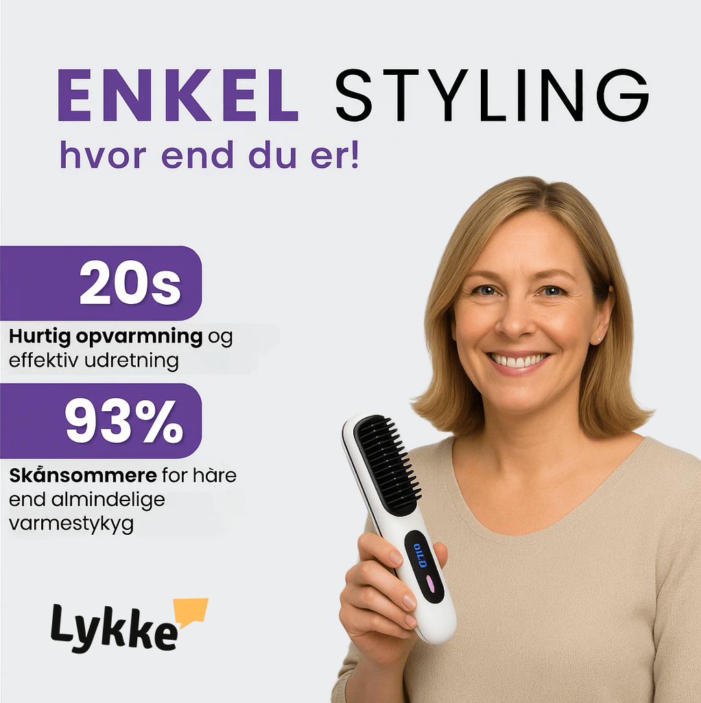 Lykke Brush™ – Perfekt Hår På 5 Minutter