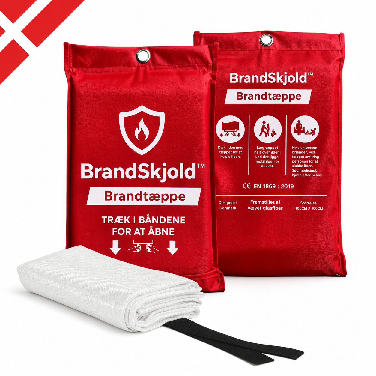 BrandSkjold™ Beskyt din familie mod brand - hurtigere end en ildslukker