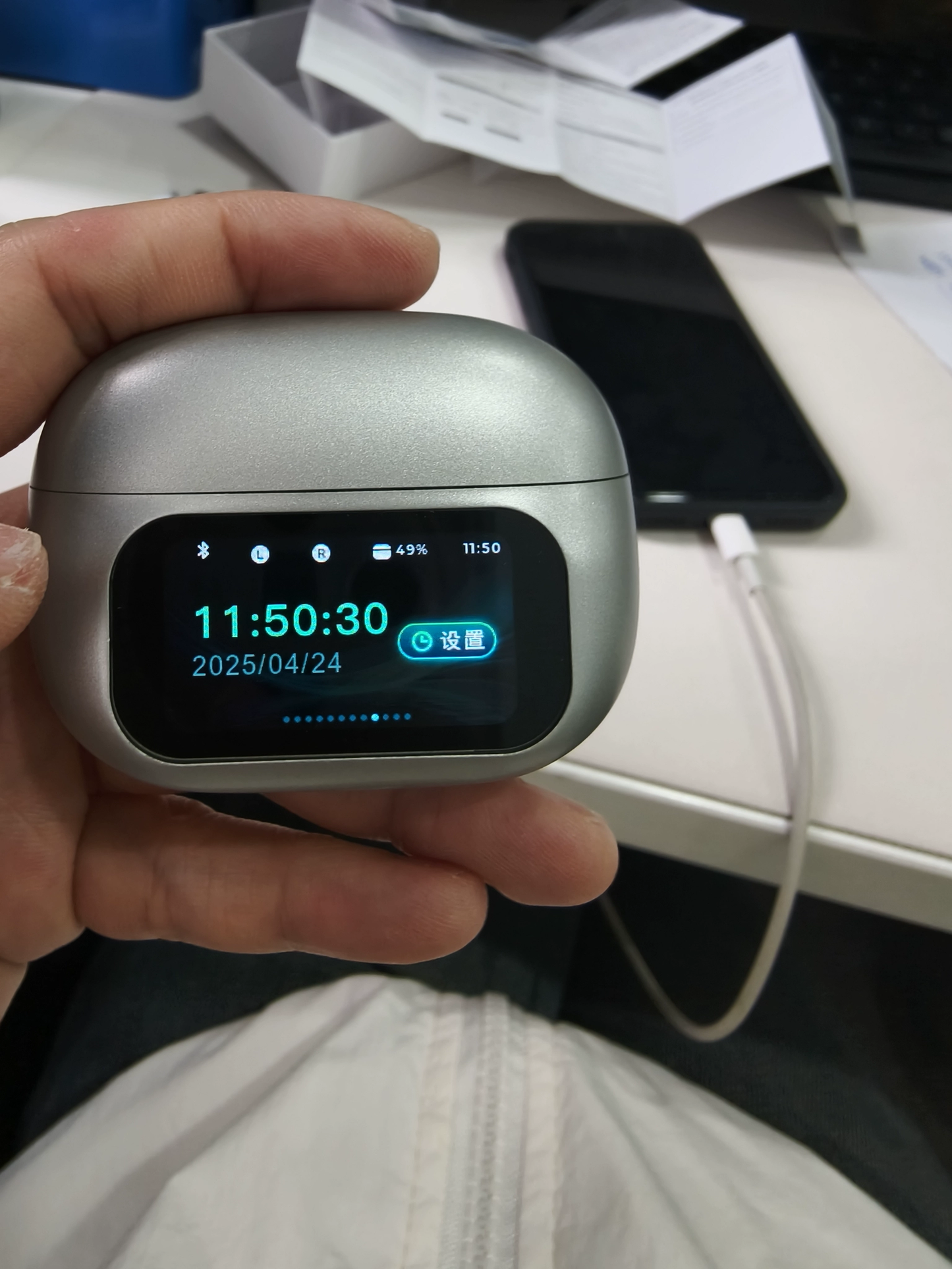 SmartStyleBuds™ | Trådløse Øreklips Bluetooth-Ørepropper Med Smart Skærm Display