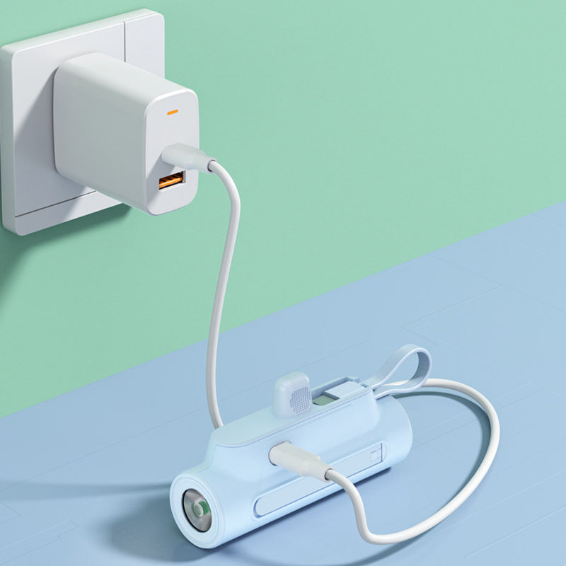 PocketBank™ – Dobbelt powerbank med indbygget kabel