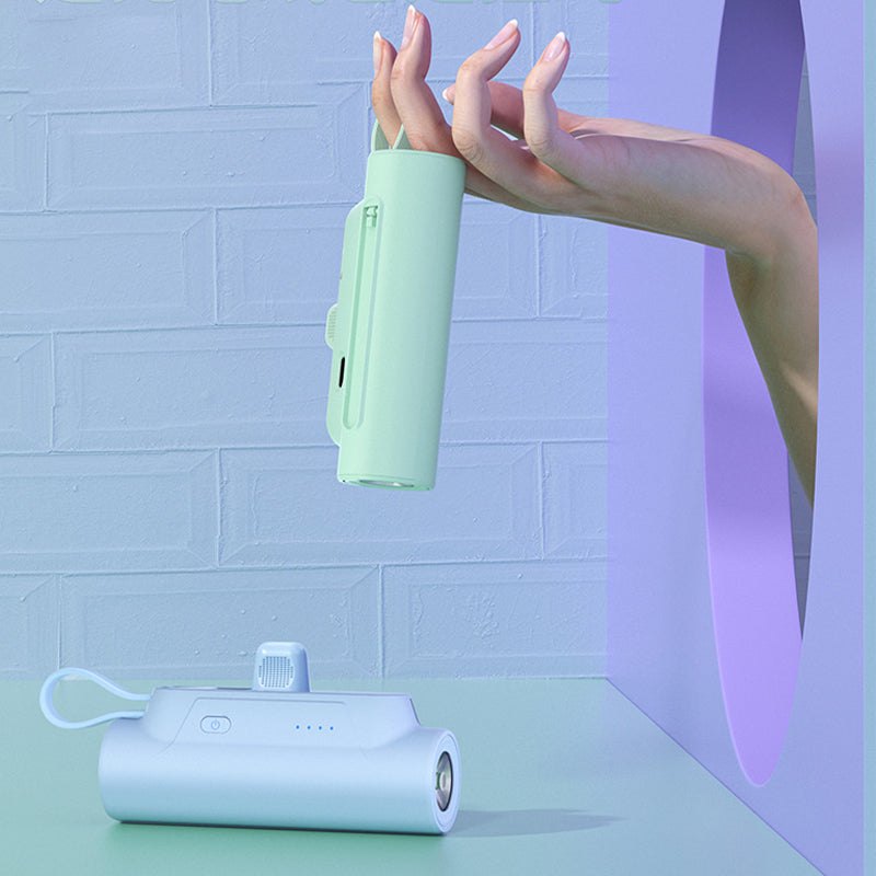 PocketBank™ – Dobbelt powerbank med indbygget kabel