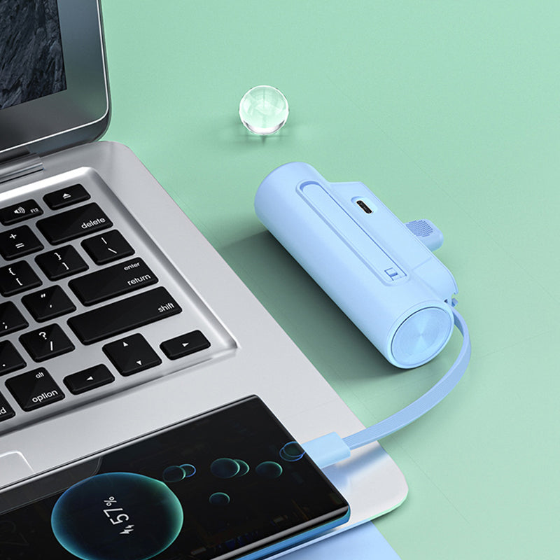 PocketBank™ – Dobbelt powerbank med indbygget kabel