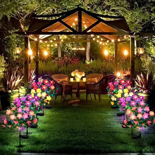 SolBlomst™ Solardrevne LED blomsterbuske
