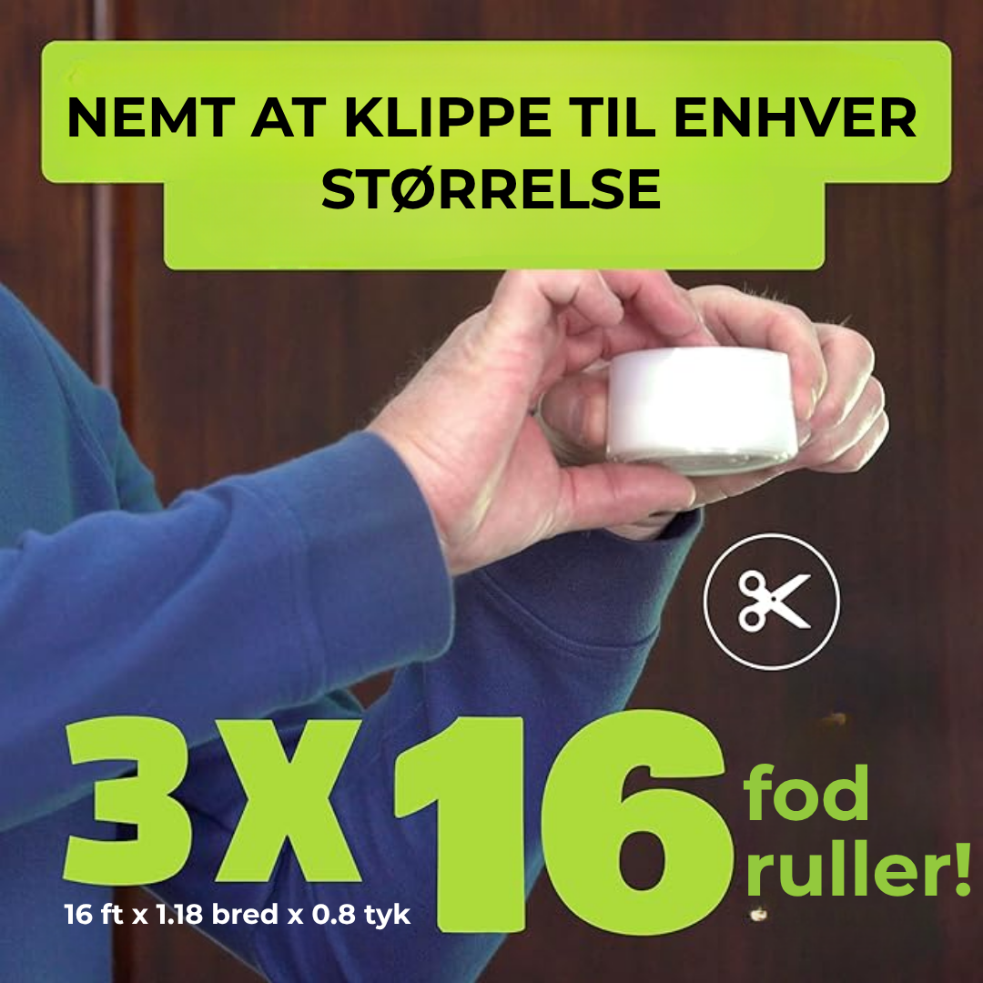 TætSkjold™  Selvklæbende tætningsstrimmel mod træk, kulde, fugt og insekter