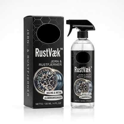 RustVæk™ Rustfjerner spray til bil og metaloverflader