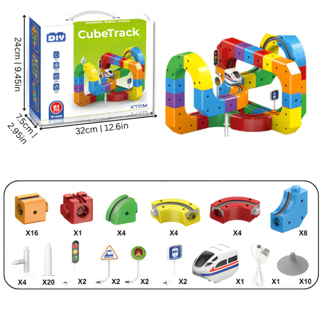 CubeTrack™ | Byg, Leg, Lær – Én Bane, Uendelige Muligheder