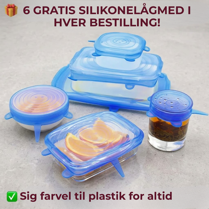 EcoFrisk™ | Genanvendelig silikonepose, mikrobølgeovnssikker og lækagesikker